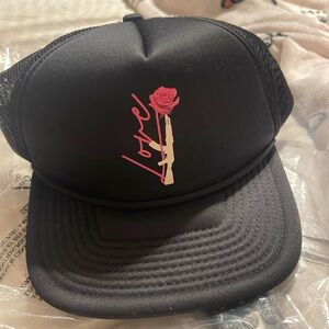 L.O.V.E. Bloom Trucker Hat NWT Streetwear